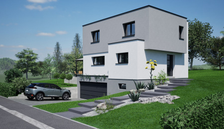 Construire maison neuve contemporaine Alsace Haut-Rhin 68
