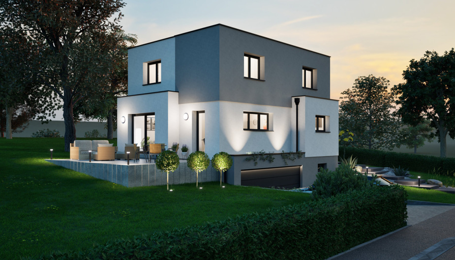 Construire maison neuve contemporaine Alsace Haut-Rhin 68