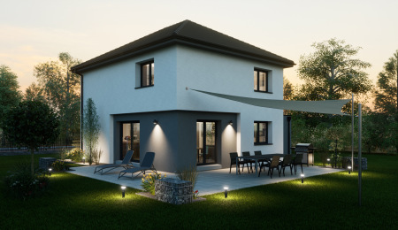 Construire maison neuve contemporaine Alsace Haut-Rhin 68